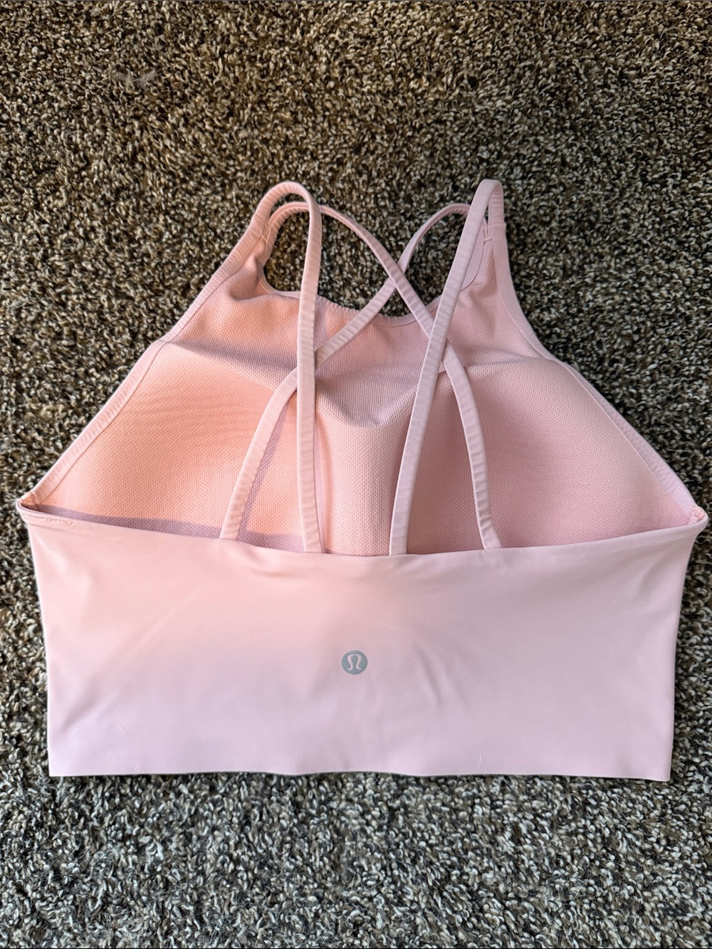 lululemon athletica Light Pink Strappy Sports Bra
